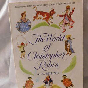 The World of Christopher Robin Book A.A. Milne Vintage 1958